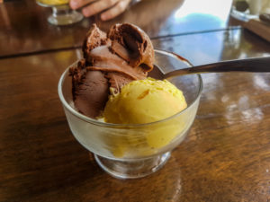 Sorbet chocolat-mangue chez Sibu