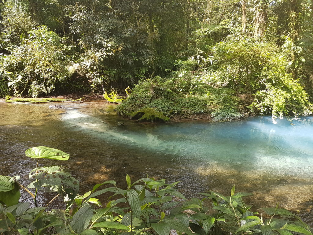 Création du Río Celeste