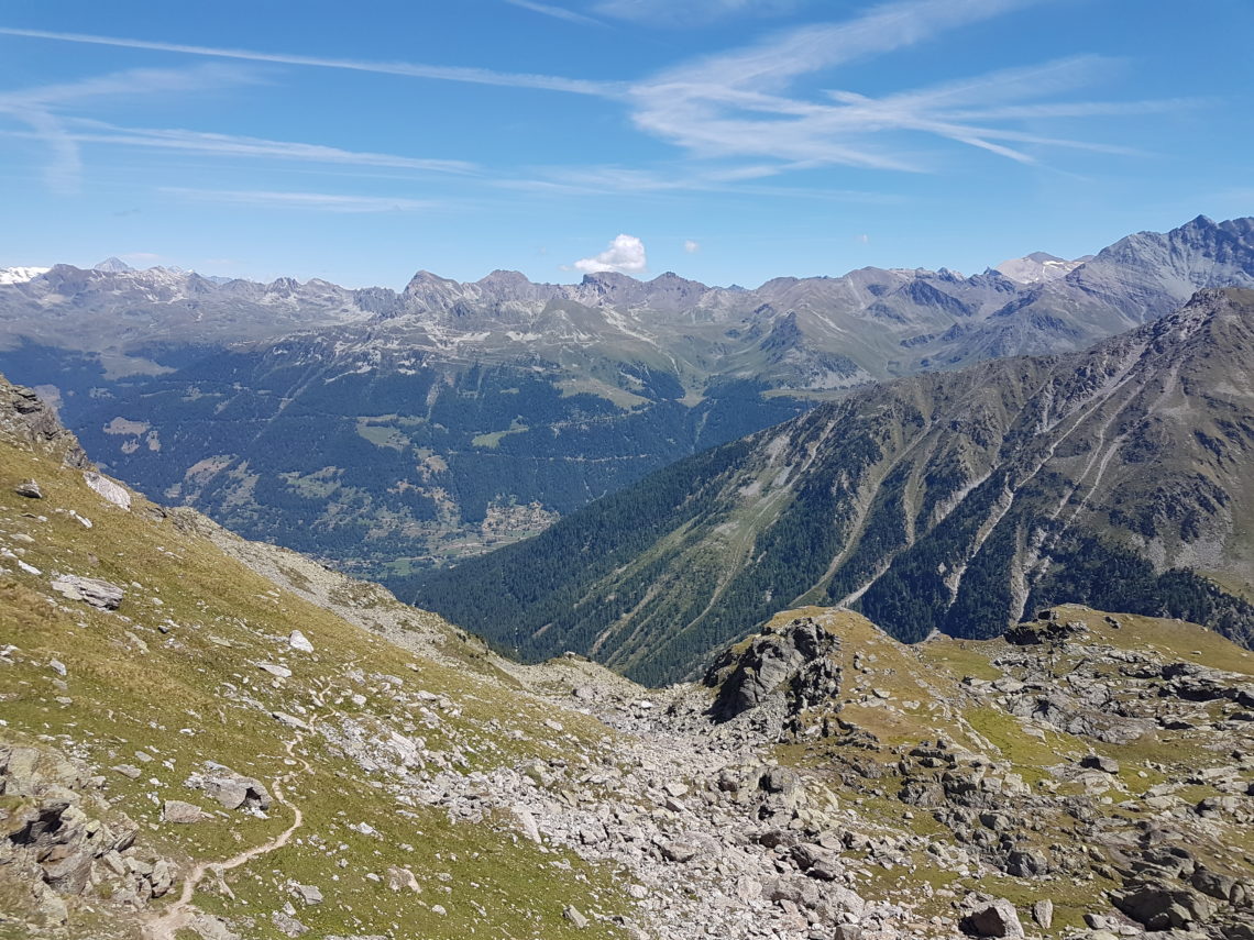 Sentier depuis Grimentz