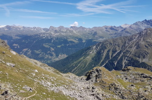 Sentier depuis Grimentz