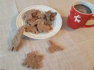 Biscuits de Noël châtaigne-noisette