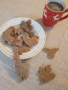 Biscuits de Noël châtaigne-noisette